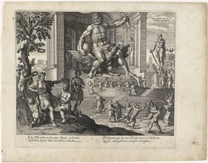 La statua di Giove a Olimpia (Le sette meraviglie del mondo)