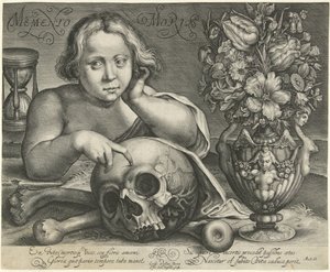 Bambino con teschio (Vanitas)
