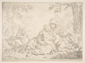 Sacra Famiglia con San Giovanni Battista