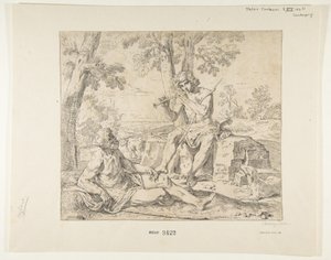 Mercurio e Argo, ca. 1630-1648 da Simone Cantarini