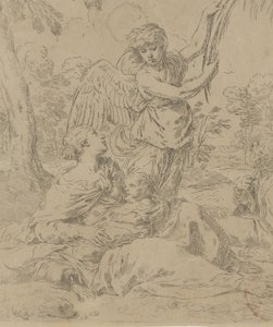 Riposo durante la fuga in Egitto