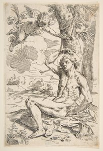 San Sebastiano trafitto da frecce e legato a un albero, ca. 1639