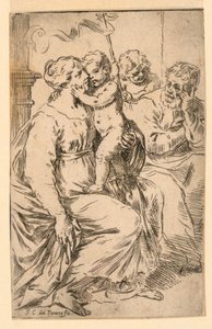 La Sacra Famiglia con San Giovanni