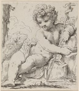 Il piccolo San Giovanni da Simone Cantarini