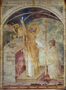Affresco della vita di San Martino (dettaglio) da Simone Martini