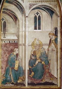 Vita di San Martino di Tours: San Martino in meditazione da Simone Martini
