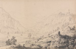 Album di 30 vedute nel Tirolo e in Italia: Castelli di Wafenstein [?], Sprechenstein e Reifenstein a qualche miglio dal Brennero, 27 ottobre 1840 da Sir Charles D