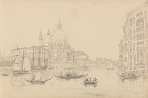 Album di 30 vedute nel Tirolo e in Italia: La Chiesa di Santa Maria della Salute 10 novembre 1840 da Sir Charles D
