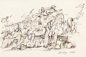 Scena di battaglia da Sir David Wilkie