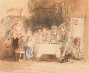 Preghiera prima del pasto da Sir David Wilkie