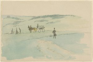 Paesaggio con figure e una carrozza da Sir David Wilkie