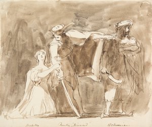 Scena da Quentin Durward da Sir David Wilkie