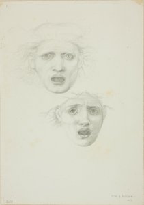 Testa di Medusa, due studi per la Medusa Rondanini