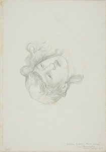 Riflessione della testa, studio per Specchio di Venere da Sir Edward Burne Jones