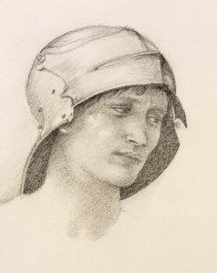 Donna con cappello (dettaglio)