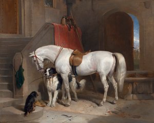 Favoriti, proprietà di S.A.R. il Principe Giorgio di Cambridge [1835, catalogo della mostra della Royal Academy of Arts, Londra] da Sir Edwin Henry Landseer