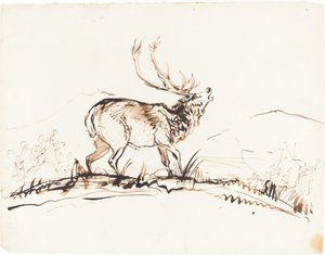 Un cervo che muggisce da Sir Edwin Landseer