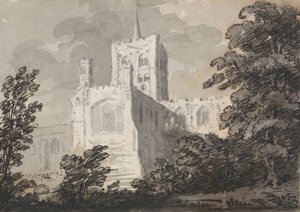 Chiesa Abbaziale a St. Albans da Sir George Howland Beaumont seventh Baronet