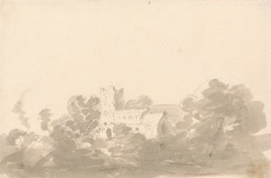 Chiesa tra gli alberi da Sir George Howland Beaumont seventh Baronet