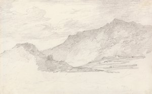 Schizzo di collina da Sir George Howland Beaumont seventh Baronet