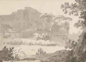 Vaticano dalla strada per Ponte Mola da Sir George Howland Beaumont seventh Baronet