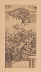 Un disegno per un soffitto da Sir James Thornhill