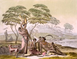 Costa sud-orientale: nazione Cafre, c1820-40 da Sir John Barrow