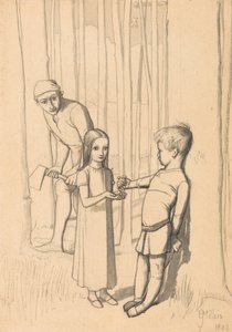 Studio per La figlia del boscaiolo