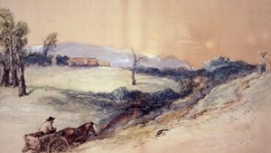 Paesaggio con Cavallo e Carro