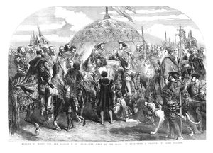 Incontro di Enrico VIII e Francesco I ad Ardres - Il campo del drappo d