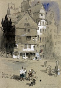 Casa di Sir George McKenzie, Edimburgo, Scozia, 1845 da Sir John Gilbert