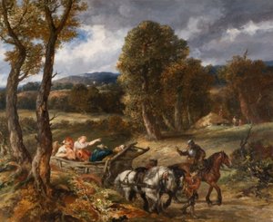 Il carro dei bagagli da Sir John Gilbert