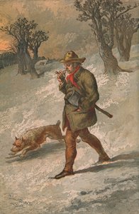 Il boscaiolo e il suo cane, 1862 da Sir John Gilbert