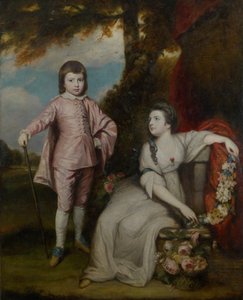 George Capel, Visconte Malden 1757-1839, e Lady Elizabeth Capel 1755-1834, 1768 da Sir Joshua Reynolds