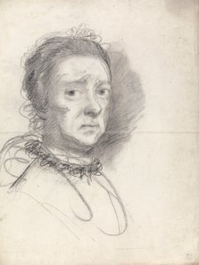 Testa di una Signora Anziana; studi dalla Disputa di Raffaello da Sir Joshua Reynolds