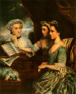 La signora Paine e le sue figlie da Sir Joshua Reynolds