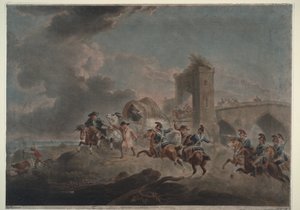 Contrabbandieri attaccati, 1795-1798 da Sir Peter Francis Bourgeois