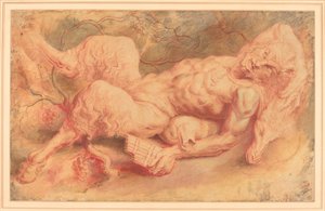 Pan reclinato da Sir Peter Paul Rubens