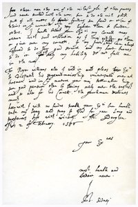 Lettera di Sir Philip Sidney a Robert Dudley, Conte di Leicester, 2 febbraio 1586
