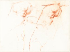 Studi per "Le Vergini Sagge e Stolte" [recto] da Sir William Blake Richmond