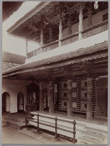 Tempio buddista a Kandy, Ceylon, c. 1880 da Skeen and Co.