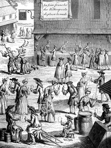 Fiera della coppa e della palla, durante il regno di Luigi XIV, Francia, XVII secolo 1882-1884 da Smeeton