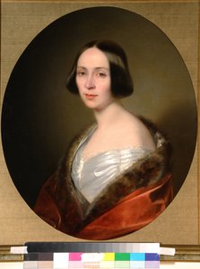 Ritratto della contessa Louise Trofimovna Golitsyna (1810-1887), nata Baranova da Sándor Kozina