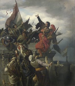 Il sacrificio di Titusz Dugovics, 1859 da Alexander von Wagner