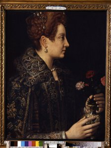 Ritratto di donna di profilo