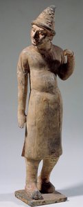 Arte cinese: statuetta di terracotta di Sogdiano