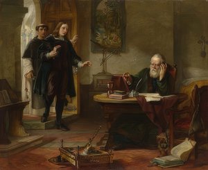 John Milton in visita a Galileo Galilei