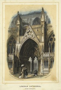 Cattedrale di Lincoln, ingresso sud da Solomon Alexander Hart