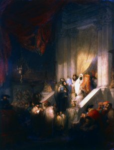 Lettura delle Tavole della Legge nella sinagoga