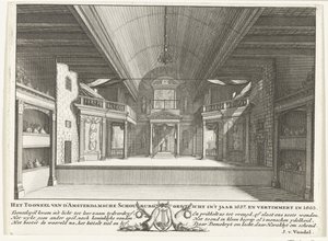 Il Teatro di Jacob van Campen, 1658 da Solomon Savery